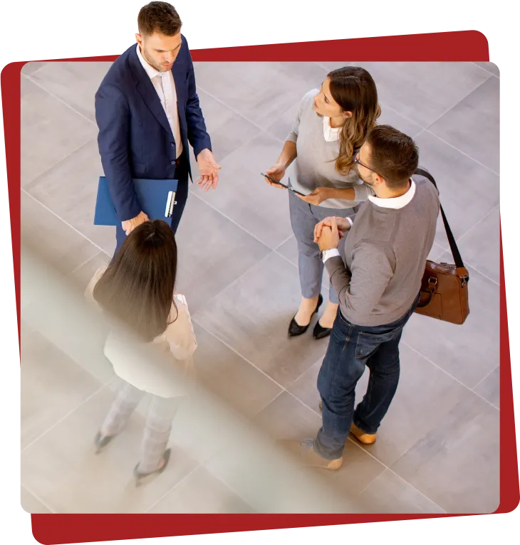 Talent Trends 2026 Binnenkort beschikbaar: Afbeelding van een groep mensen die samenkomt in professionele kleding