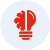 Skills icon displayed as a light bulb with a brain