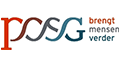 Logo with text: 'POSG brings people further'.